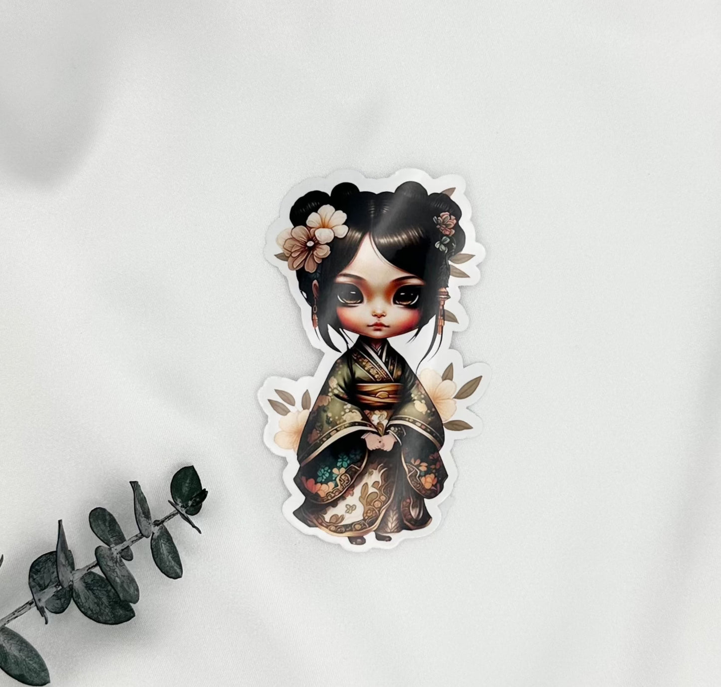 Geisha Vinyl Sticker