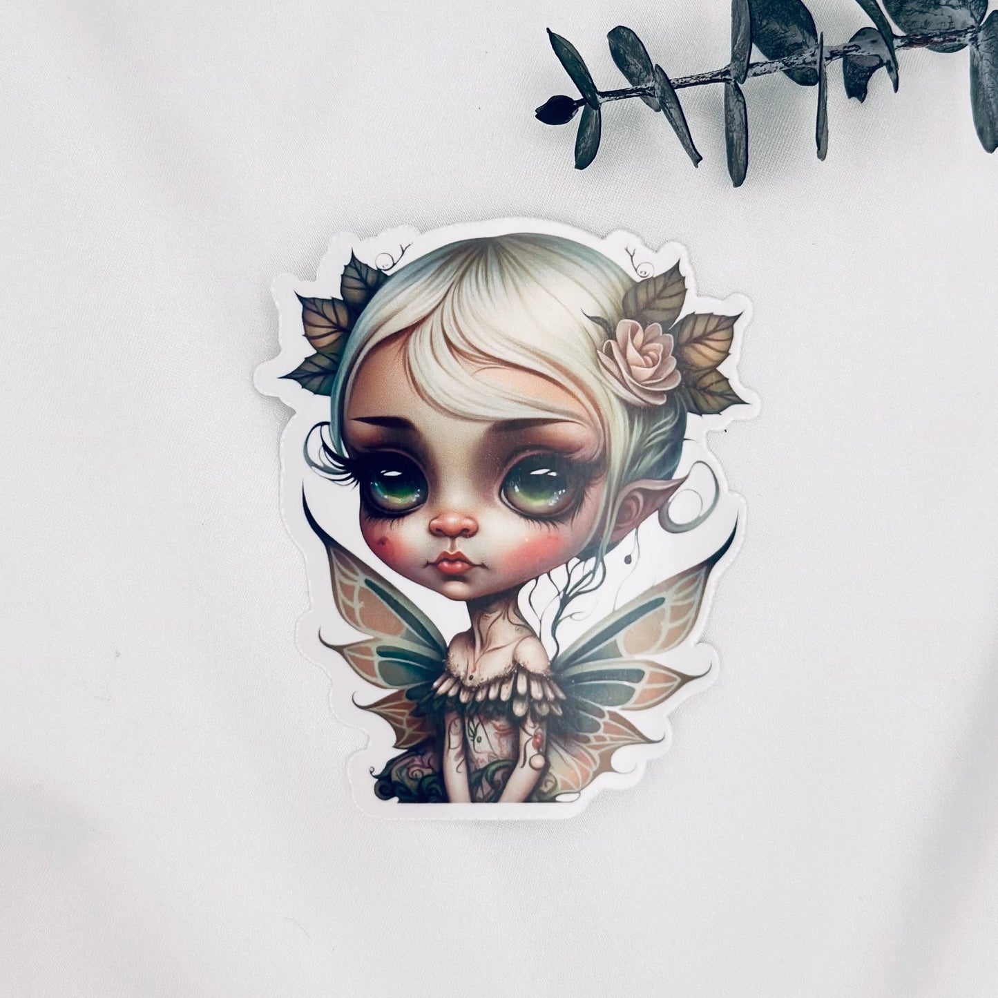 Green Fairy Vinyl Sticker