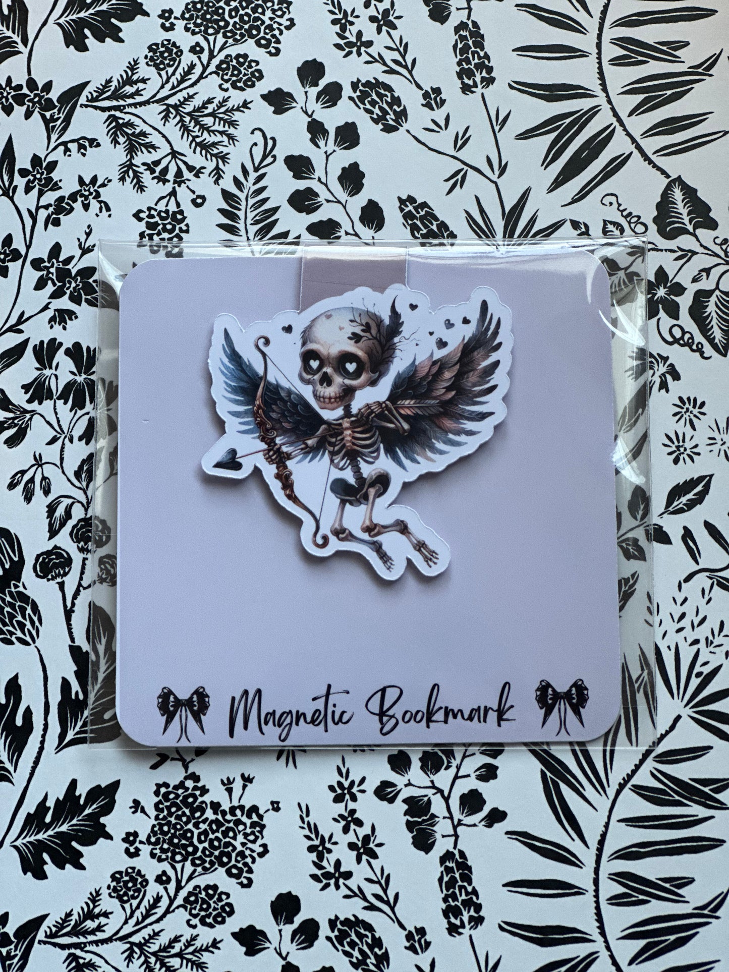 Skelly Cupid Magnetic Bookmark
