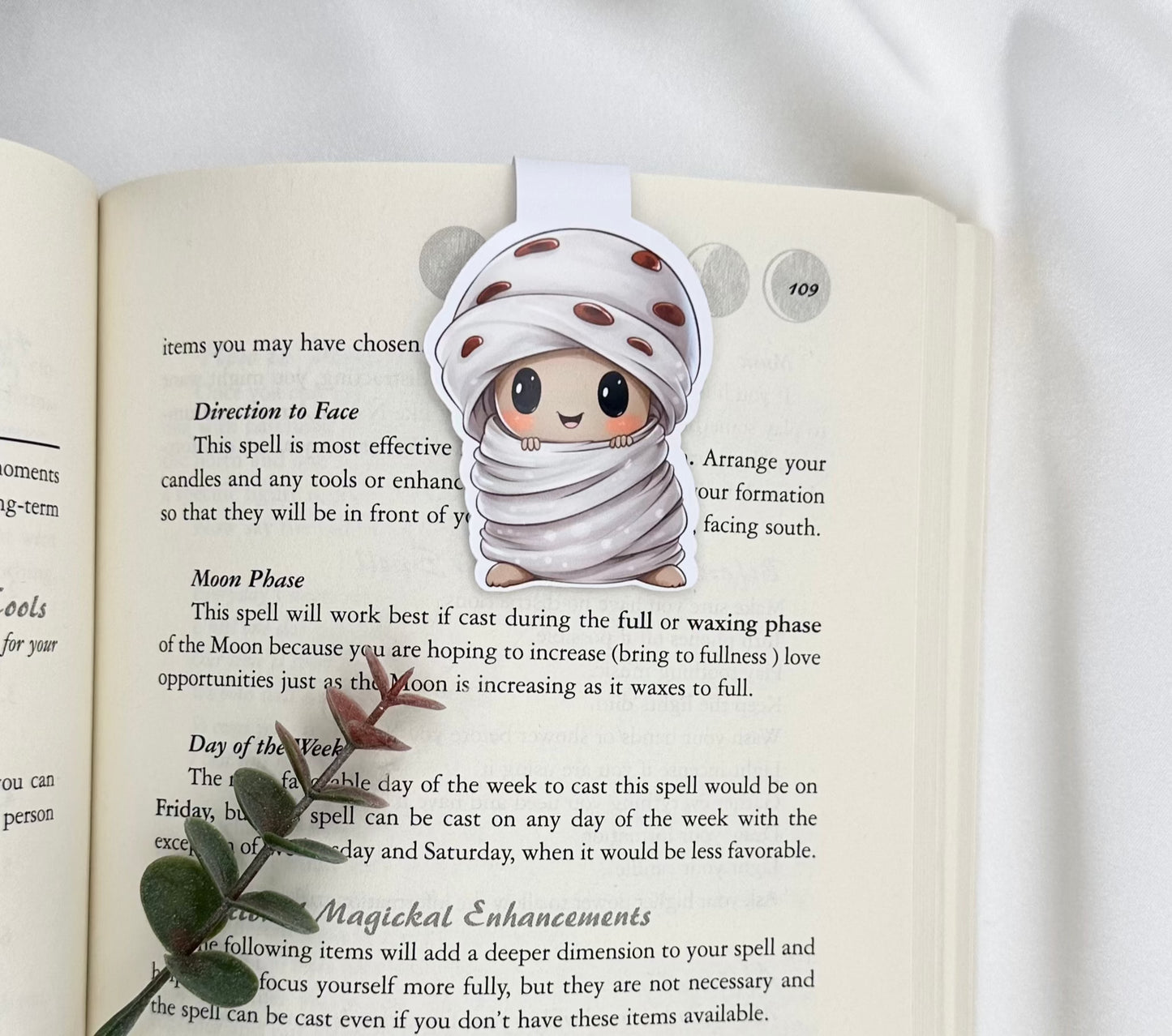 Mushroom Mummy Magnetic Bookmark